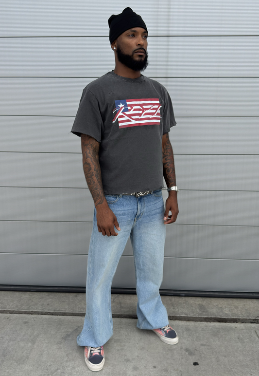 ASH GREY LIB TEE